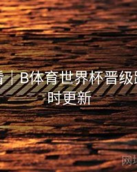 新手必看｜B体育世界杯晋级路线图实时更新