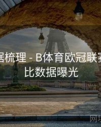 历史数据梳理 - B体育欧冠联赛球星对比数据曝光