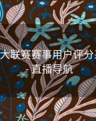 B体育五大联赛赛事用户评分系统解析 - 直播导航