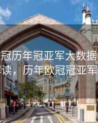 B体育欧冠历年冠亚军大数据盘点 - 趋势解读，历年欧冠冠亚军得主