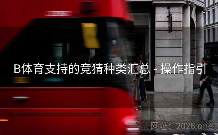 B体育支持的竞猜种类汇总 - 操作指引
