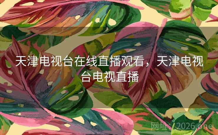 天津电视台在线直播观看，天津电视台电视直播