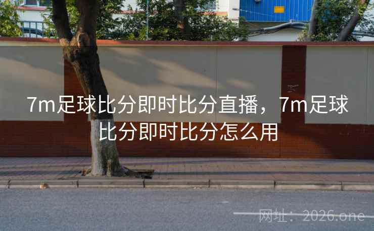 7m足球比分即时比分直播，7m足球比分即时比分怎么用