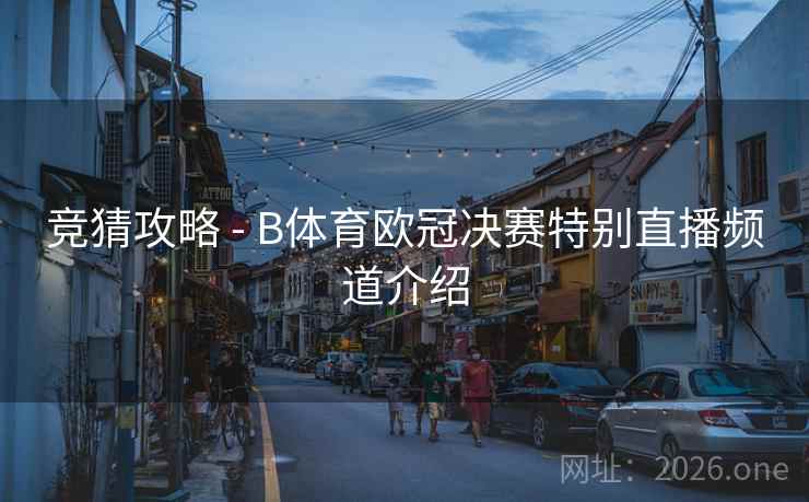 竞猜攻略 - B体育欧冠决赛特别直播频道介绍