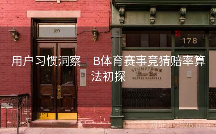 用户习惯洞察｜B体育赛事竞猜赔率算法初探