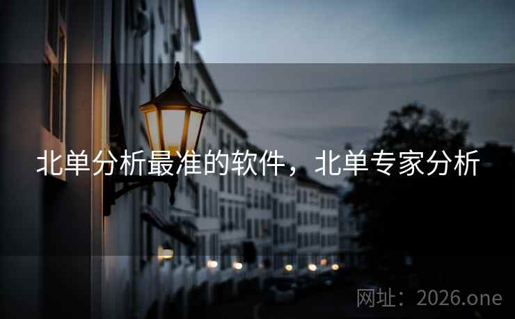北单分析最准的软件，北单专家分析