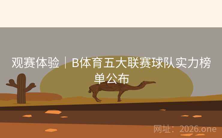 观赛体验｜B体育五大联赛球队实力榜单公布