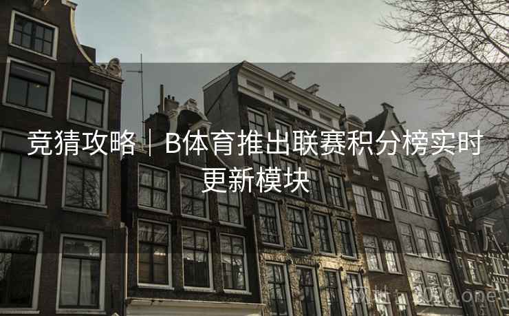 竞猜攻略｜B体育推出联赛积分榜实时更新模块