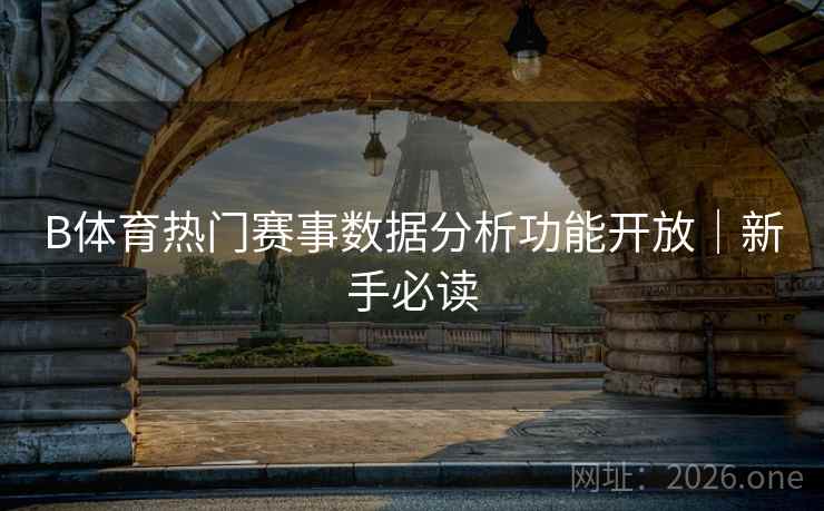 B体育热门赛事数据分析功能开放｜新手必读